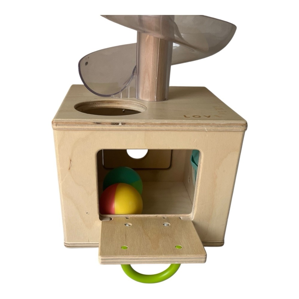 Lovevery Slide & Seek Ball Run 2 Balls From The Babbler Play Kit Toy Montessori - Picture 5 of 6